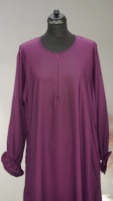 Classic Elastic Sleeve Abaya